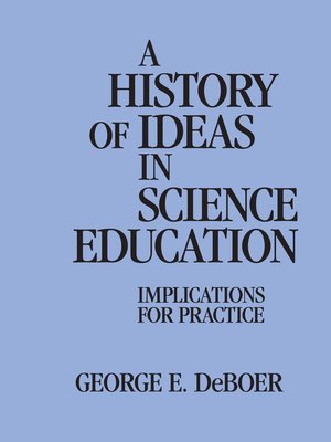 cover image of A History of Ideas in Science Education